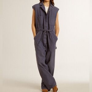 Golden goose Blue Jumpsuit in cotton
